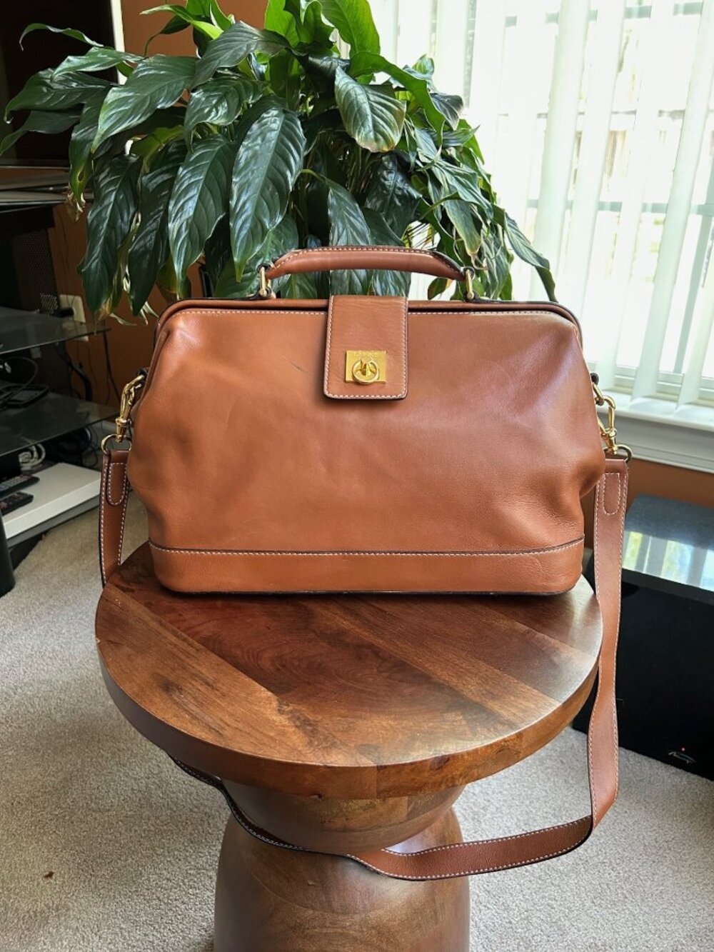 CELINE Smooth Calfskin Doctor Frame Bag British Tan 👜 - Picture 4 of 13